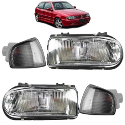 PAR Farol Lanterna Gol 1995 1996 1997 1998 1999 G2 Policarbonato
