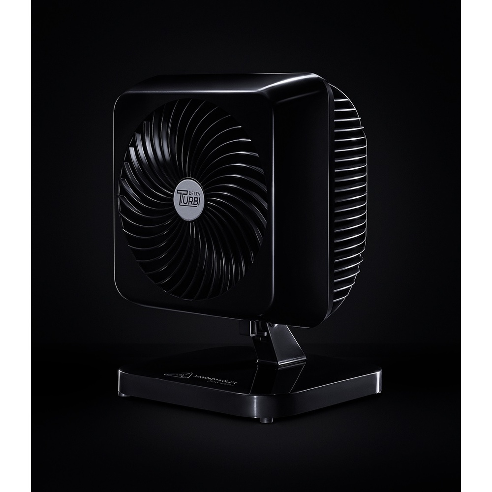 Ventilador De Mesa ou Parede 30cm 130W 127V PRETO Oscilante Delta Turbi 62-3101 Ventidelta