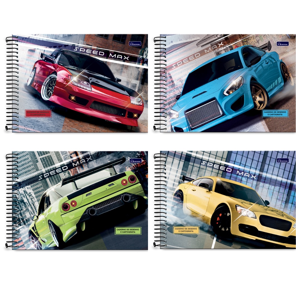 Caderno De Cartografia E Desenho Speed Max - Cadersil