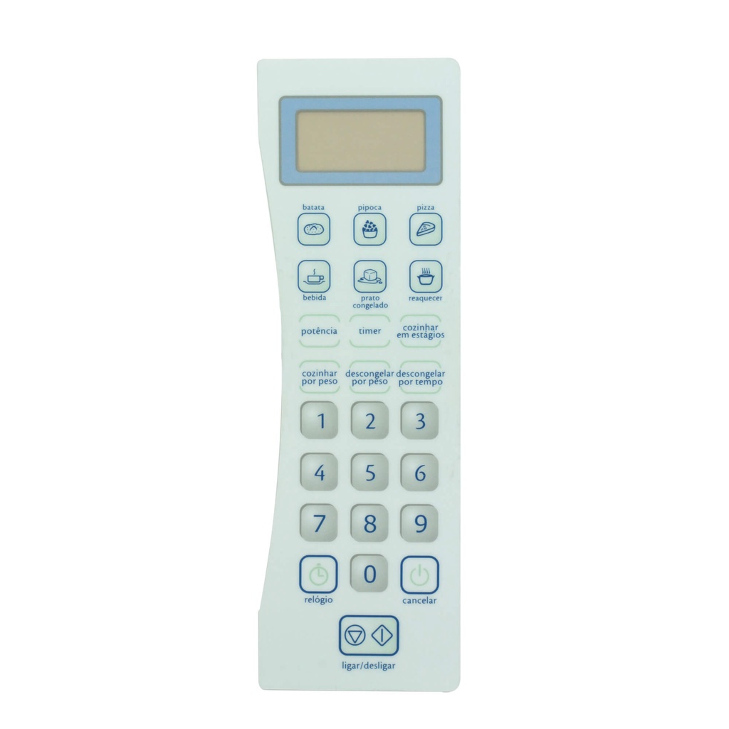 Membrana Teclado Microondas Modelo Cms18 Bbhna E Cms18 Cbhna