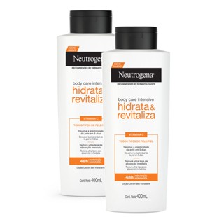Kit 2X 400ml Hidratante Corporal Neutrogena Body Care Intensive Hidrata & Revitaliza
