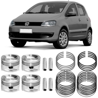 Kit Pistão Anel Std Volkswagen Fox 1.0 2005 a 2009 Flex Metal Leve em Oferta na Shopee