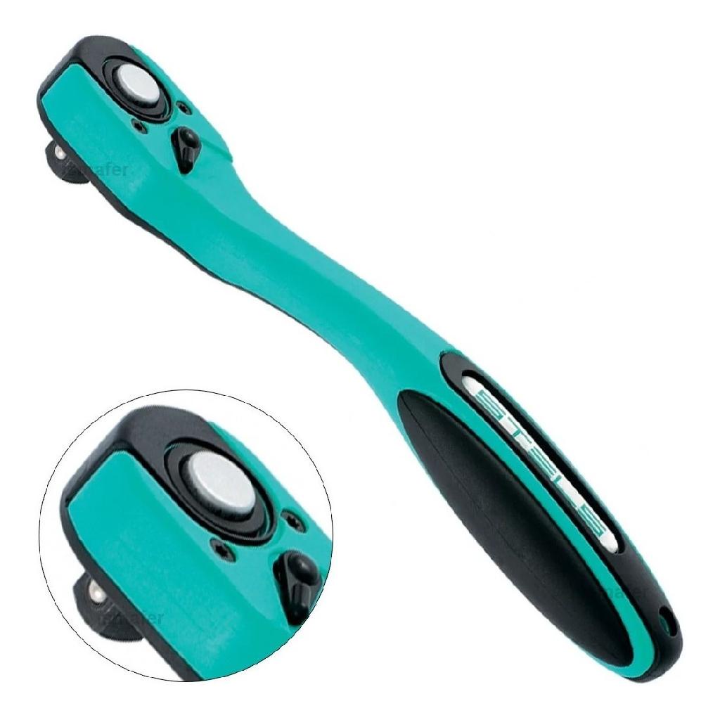 Catraca Reversível Encaixe 3/8 Pol Teflonada 72 Dentes em Oferta na Shopee