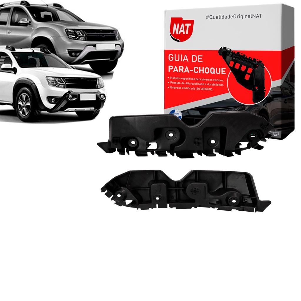 Suporte Guia Parachoque Duster 2011 Até 2020 E Oroch 2015 Até 2020 Dianteiro em Oferta na Shopee