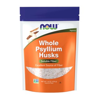 Cascas de Psyllium Now Foods Fibras Psyllium Husk Whole 454g