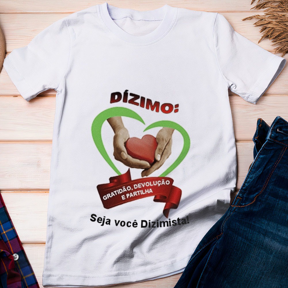 Camiseta Católica Igreja Dizimo Dizimista Dízimo - Dicelli em Oferta na Shopee