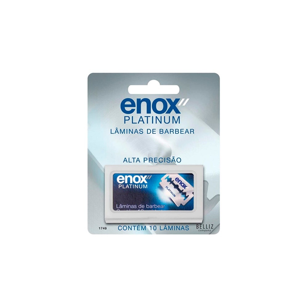 Lâmina de Barbear Enox Blister c/10un