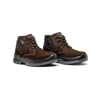 Bota de Amarrar Couro Nobuck Fujiwara HAE CA 43698 - Marrom