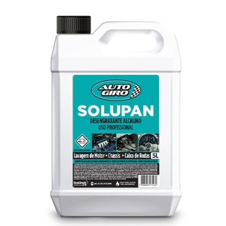 Solupan Desengraxante Automotivo Alcalino Profissional Auto Giro - 5 Litros