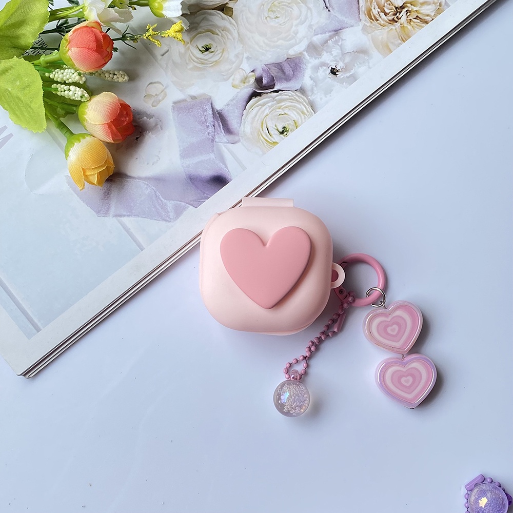 Fashoin Love Case For Samsung Galaxy Buds Live Buds Pro Buds2 Protective Earphone Cover For Samsuing Galaxy Buds 2 - detalhe