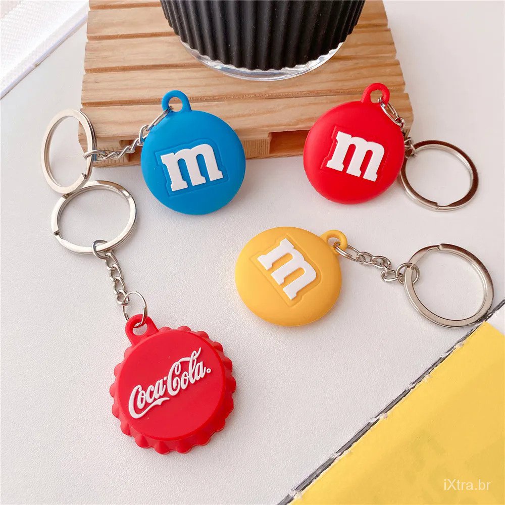 Para AirTags Capa Protetora Keychain Dos Desenhos Animados silicone Anti-lost Capa para Apple Air Tags Gancho Chave Protetor Capa para Air tag em Oferta na Shopee