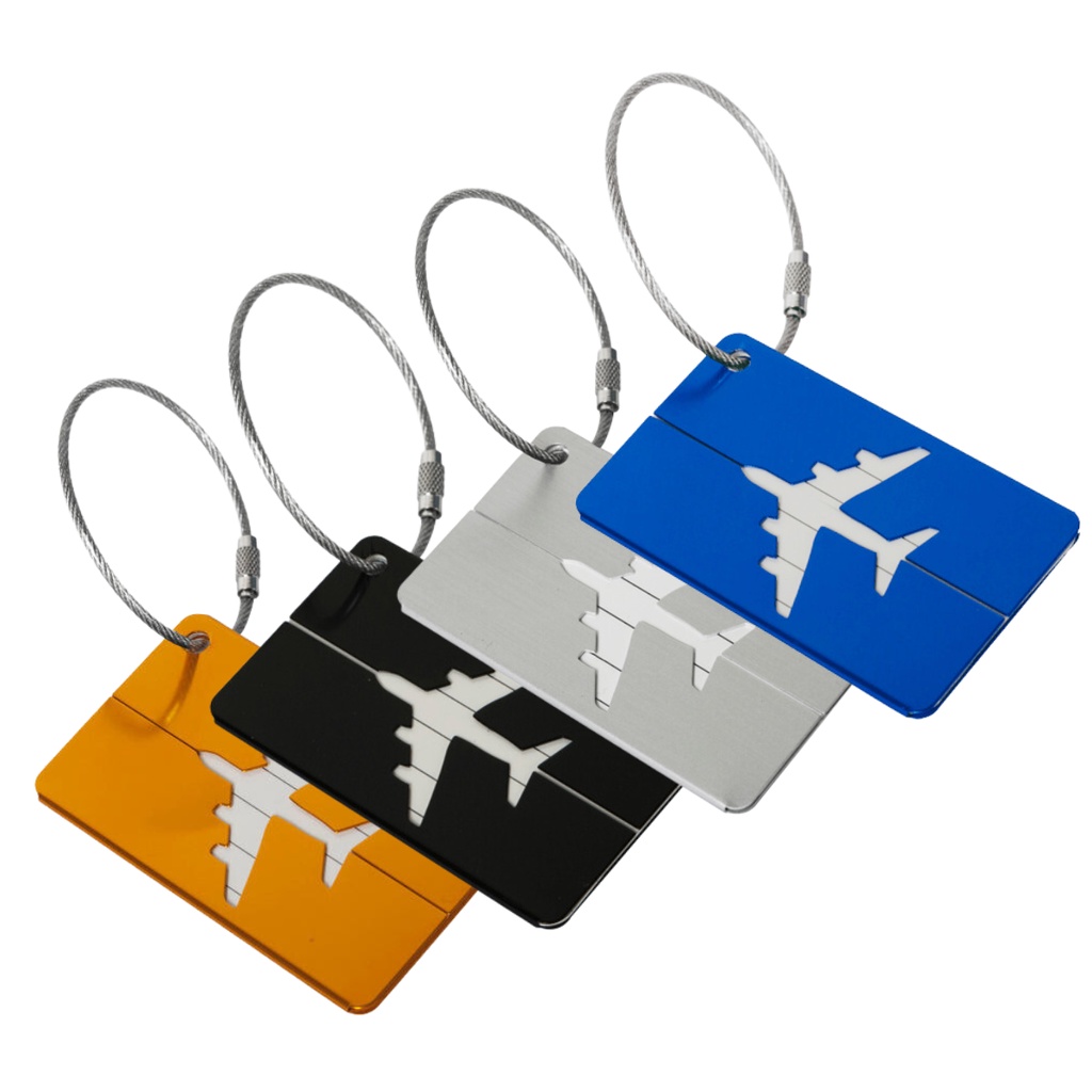 4 Tags Coloridas Para Mala Viagem Material Resistente Etiqueta Identificador Bagagem em Oferta na Shopee