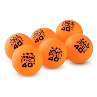 Bola Tênis de Mesa 3 Estrelas Com 6 Unidades Ping Pong Oficial Vollo em Oferta na Shopee