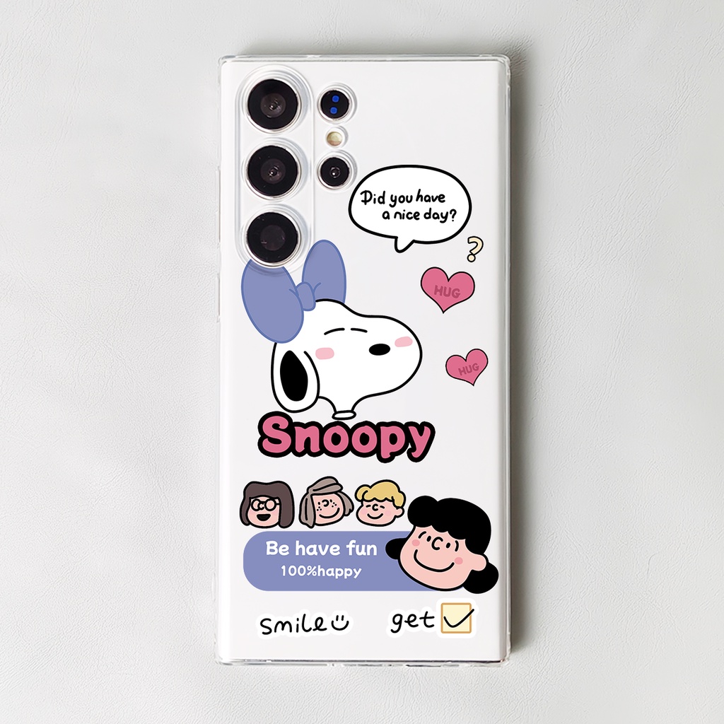 Ins wind Snoopy cartoon Samsung shell S23Ultra/S22/S21/S20/Note20/10 /A54