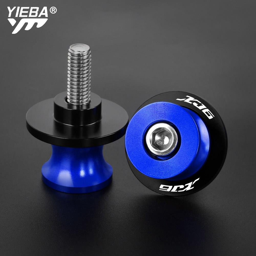 Para YAMAHA XJ6 XJ6N XJ6N Xj6diversão XJ6 Diversão 2009-2015 2014 Motocicleta CNC 6MM Colunas De Braço Oscilante Parafusos De Suporte Do Deslizante