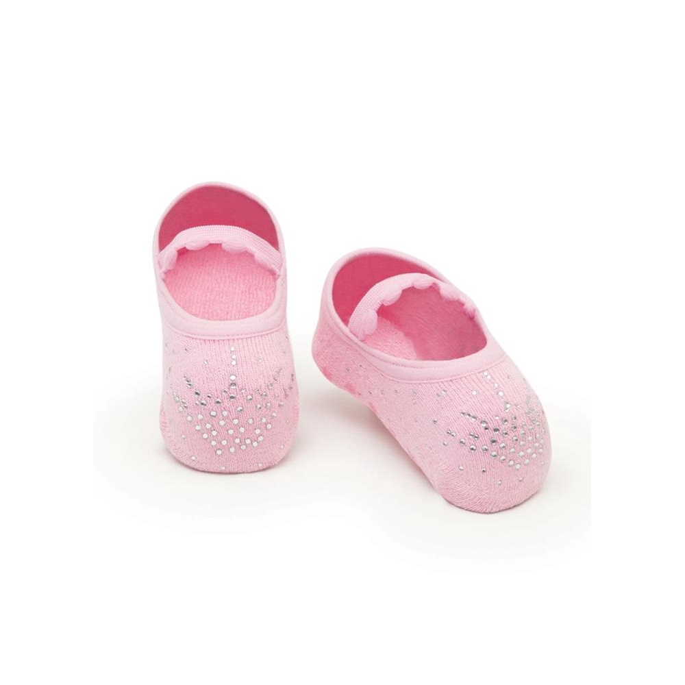 Meia Sapatilha com Aplique Menina Princesa Rosa - Puket em Oferta na Shopee
