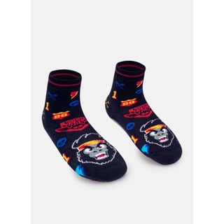 Meia Soquete Menino com Sola Emborrachada Gorila Rider - Puket em Oferta na Shopee