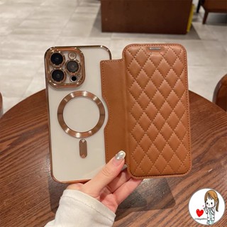 Porta-Cartões De Couro Premium , Anel Magnético Metálico , Caixa IPhone 14 Pro Max 13 11 12 14 Plus Promax Luxo Proteção Da Câmera Lente Com Revestimento Transparente