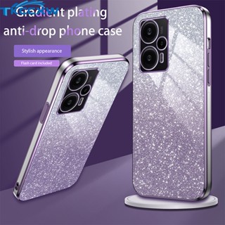 Capa Para Telefone Com Brilho Transparente Redmi Nota 12 10 11 Pro 10s 12s 12 Speed 12 Turbo Casing Textura De Luxo Revestimento Macio