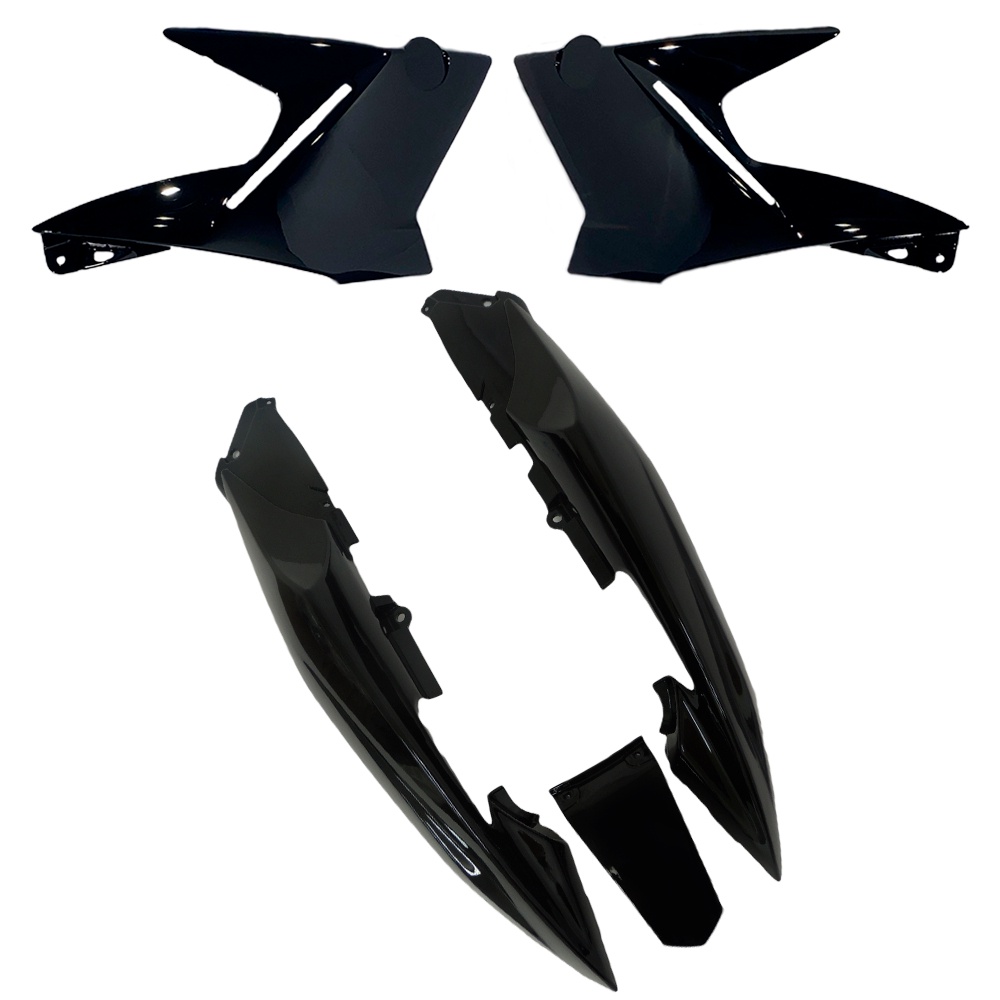 Par Aba Asa Do Tanque E Rabeta Traseira Completa Moto Fazer 250 Ano 2011 2012 2013 2014 e 2015
