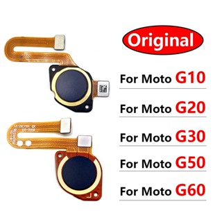 JIARUILA Sensor De Impressão Digital Original Para Moto Motorola G10 G20 G30 G50 G60 Home Botão Do Menu De Retorno Fita Flexível Cabo