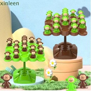 XINLEEN Mini Monkey Balance Tree , Plastic Balancing Montessori Math Toy , Brinquedos De Mesa De Jogo Empilháveis Interação Aleatória De Cores Alunos
