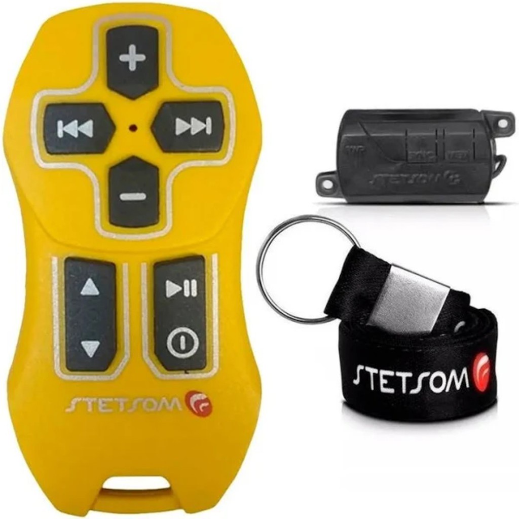 Controle Longa Distância Universal Stetsom SX Universal 200 metros Amarelo em Oferta na Shopee