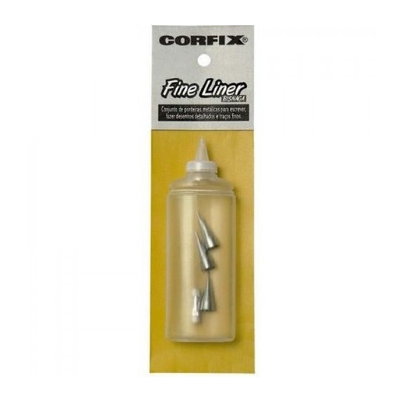 KIT CORFIX FINE LINER BISNAGA + 03 PONTEIRAS (0,5-0,7-0,9mm)