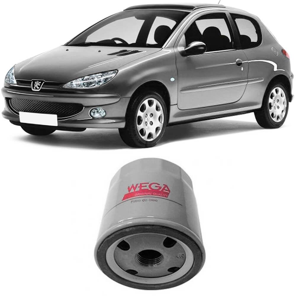 Filtro Óleo Peugeot 206 1.0 2001 A 2004 Wega em Oferta na Shopee