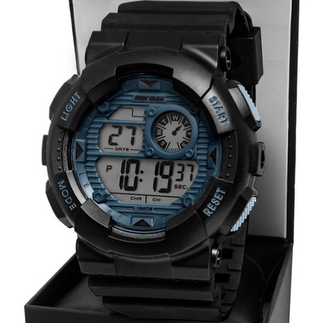 Relógio Digital Mormaii Masculino Wave MO3415D/8A - Watches