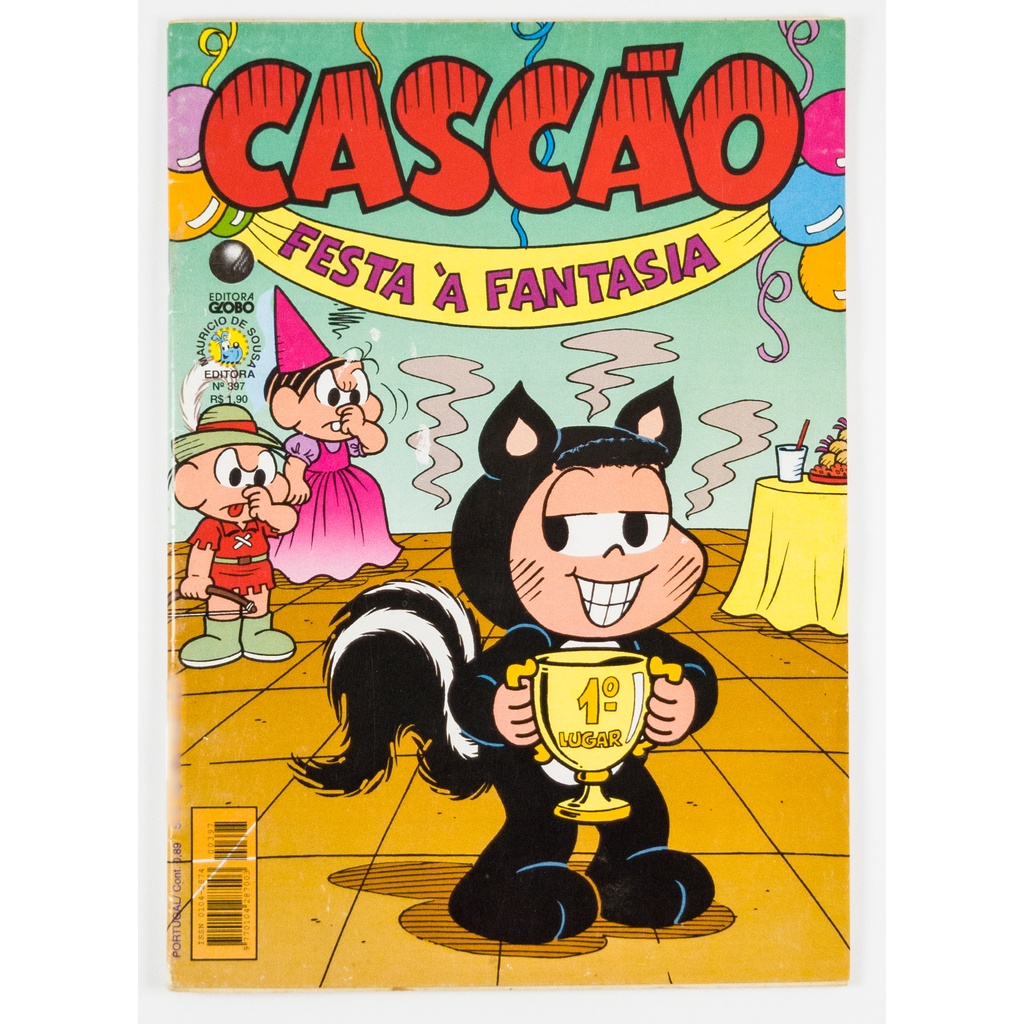 Revista Hq Cascão Nº 397 Editora Globo