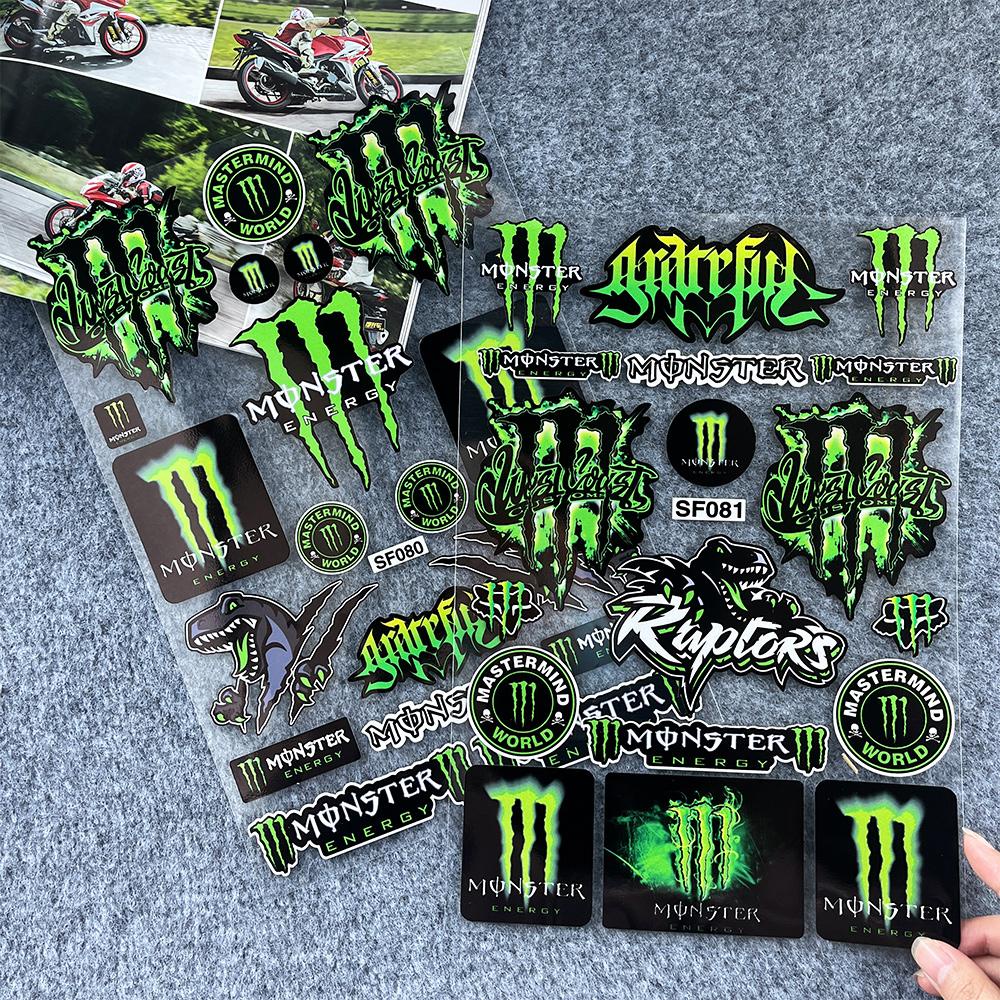 Decoração De Carroceria Motocicleta Ao Ar Livre Adesivo Refletivo À Prova D'água Para Capacete De Ghost/Cla