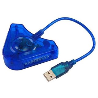 Adaptador Usb Duplo Para Controles Ps2 E Ps1 Ligue No Pc Cab, adaptador ps2 para usb