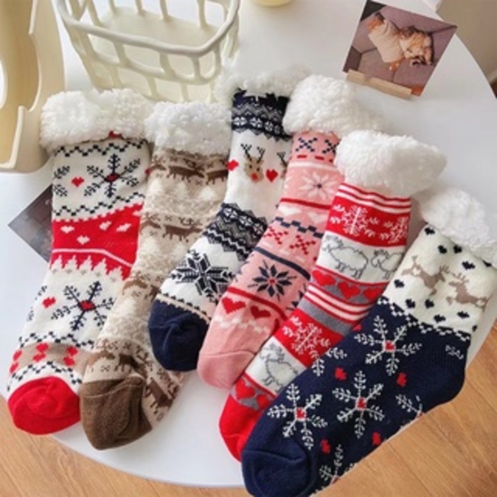 kit com 2 pares Meia Grossa Térmica Lã Cano Alto Quentinha inverno CAPADOCCI em Oferta na Shopee