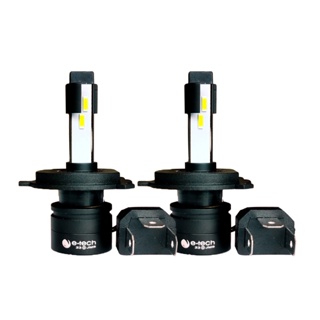 Kit Lampada Nano Led H4 6000k Led 7200 Lúmens 12v 40w E-Tech Farol Alto Baixo Resistente a Água em Oferta na Shopee