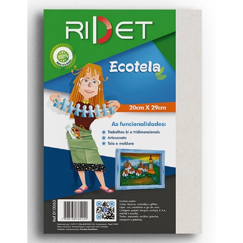 Ecotela Para Pintura 20x29cm Novaprint