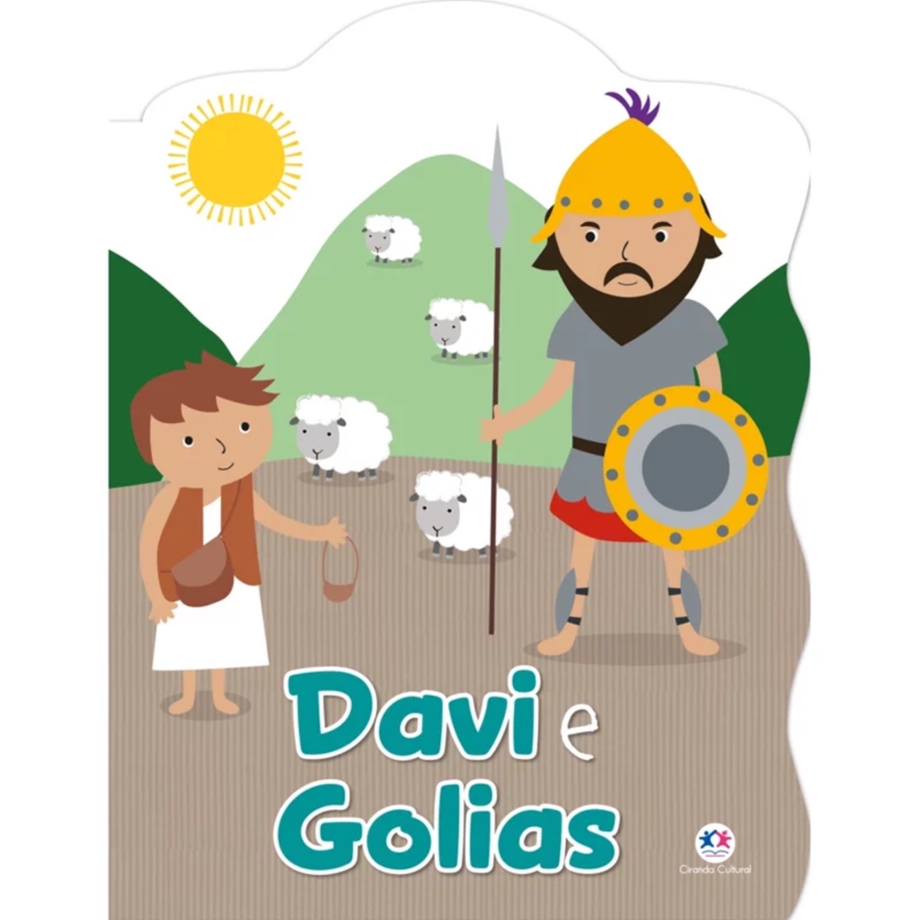 Davi e Golias - Livro Bíblico Infantil Ilustrado - Ciranda Cultural