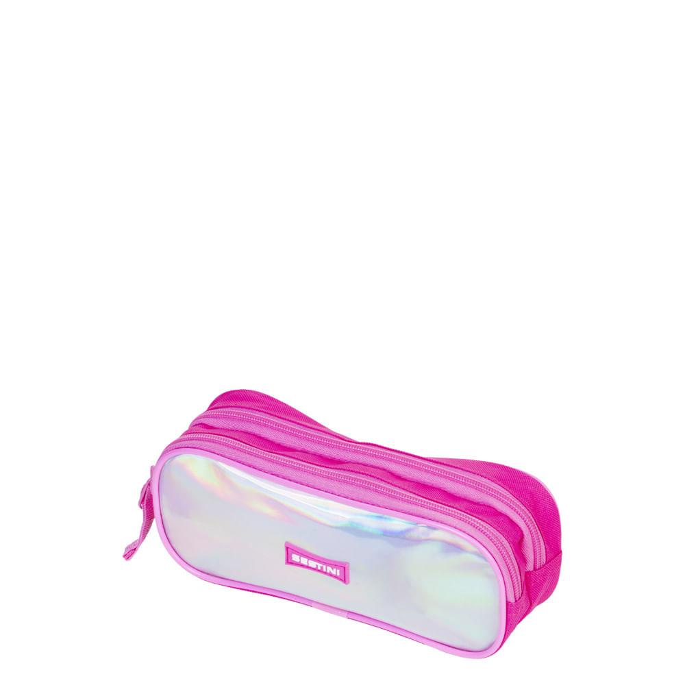 Estojo 2 Compartimentos Sestini Girls - Holográfico