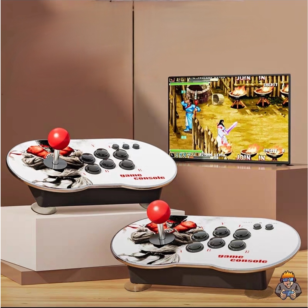 Controle Duplo para Jogos: Conecte e Jogue! Console de Emulação Portátil com +10.000 Jogos Retro - Diversão Clássica para Crianças e Adultos Ming