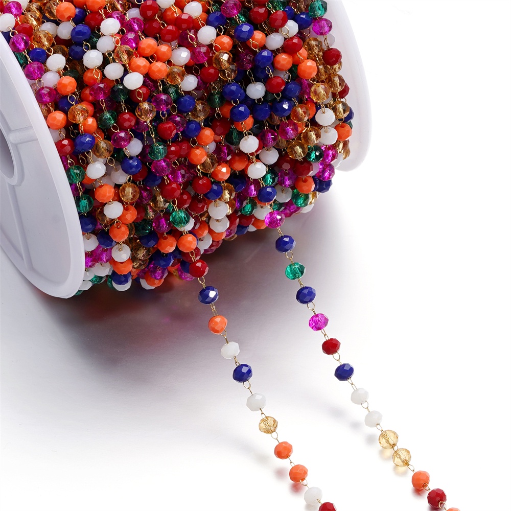 St. kunkka 1m 3mm Corrente de Cristal de Aço Inoxidável para Acessórios de Bijuteria Artesanais em Oferta na Shopee