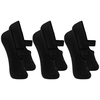 Kit Com 3 Pares de Meias Algodão Sapatilhas Pilates Antiderrapante Trifil