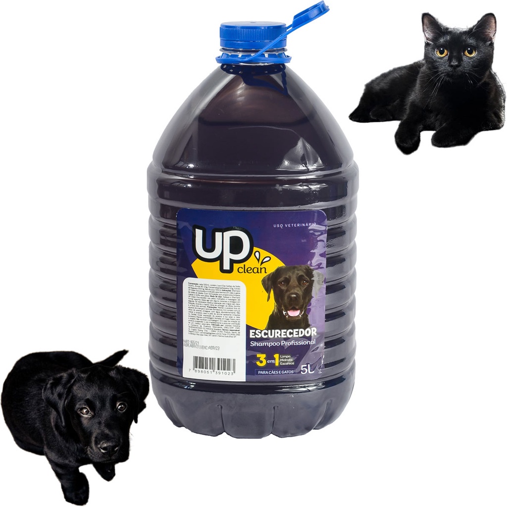 Shampoo Profissional UP Clean 5 Litros Escurecedor - Banho e Tosa