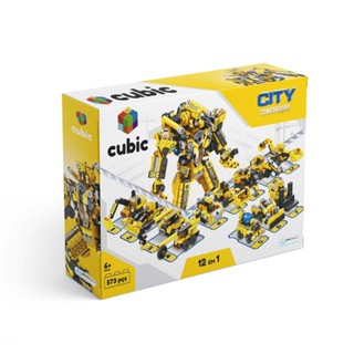 Blocos de Montar Cubic City Construção Multikids - BR1093