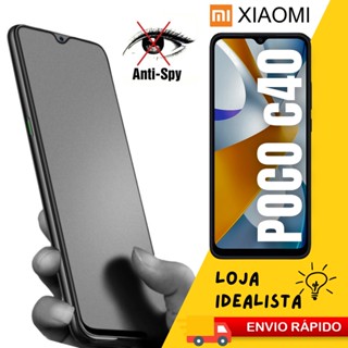 Pelicula Ceramica Fosca Privacidade 9D 3D Xiaomi Poco C40 Ceramic Fosca Matte Privacy Antispy Envio Rapido