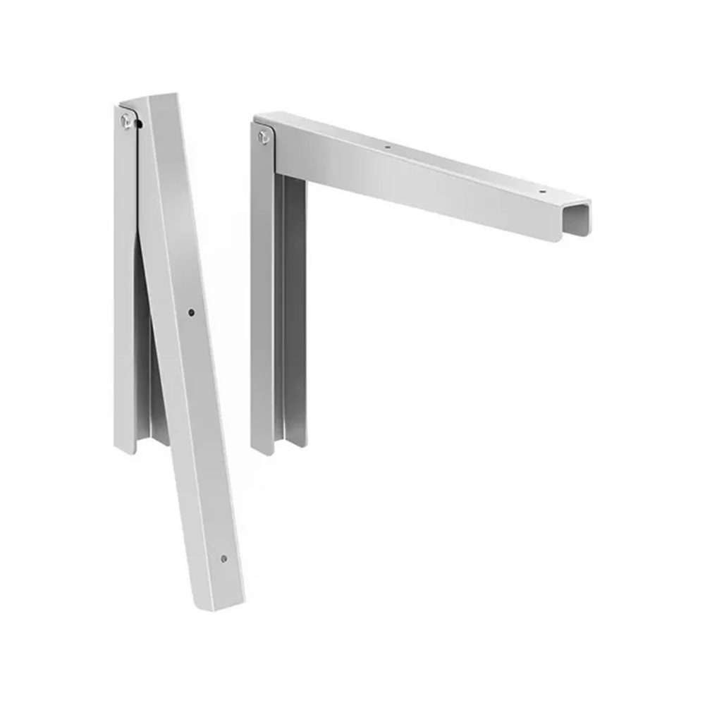 Suporte Dobrável Branco 29Cm Par Prat-K - Home & Living