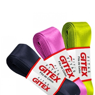 Fita Cetim Gitex Pol. N.05-23mm C/10m em Oferta na Shopee