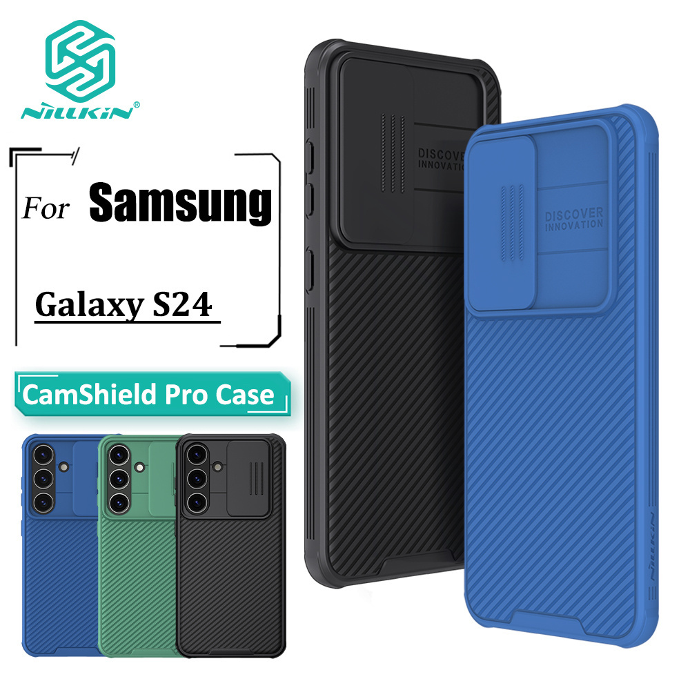 Capa Para Telefone Nillkin CamShield Pro Samsung Galaxy S24 Câmera Proteção Deslizante PC Dura À Prova De Choque em Oferta na Shopee