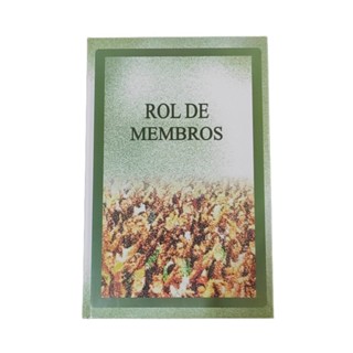 Livro Rol De Membros Igreja - Até 540 Registros