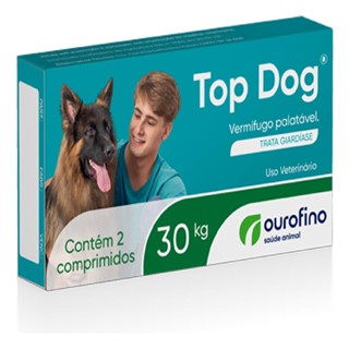 Top Dog 30kg Vermifugo Para Cães - Ourofino em Oferta na Shopee