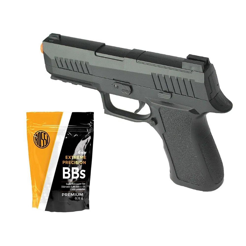 Pistola Airsoft P320 V311 Spring 6mm - Vigor Rossi + 1000BBs em Oferta na Shopee